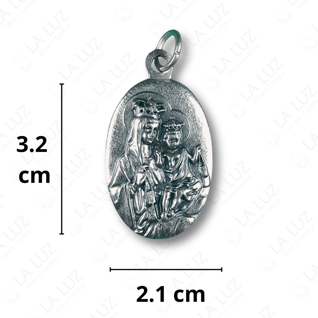 medalla-de-la virgen-del-carmen-metal-plateado-medida