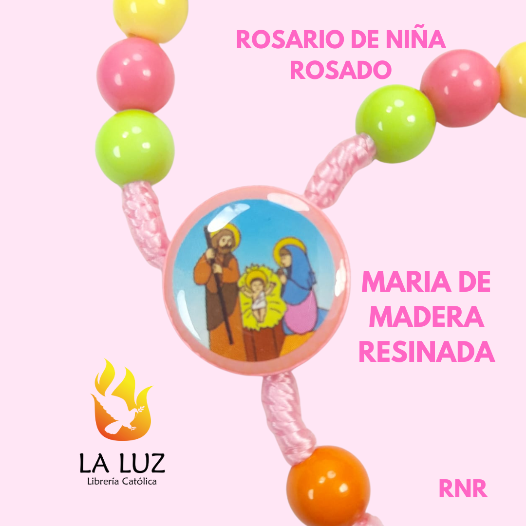 rosario-de-niño-rosado-maria