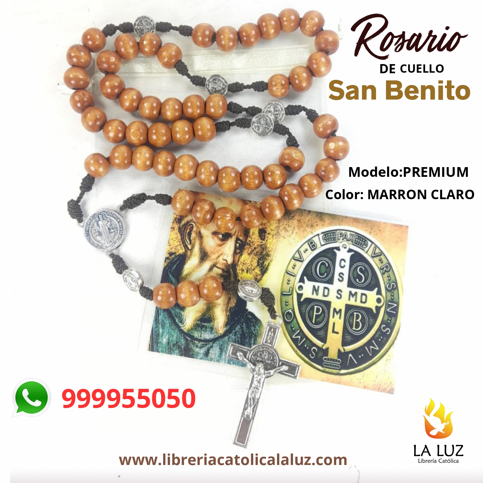 rosario-premium-de-cuello-de-san-benito-marron-claro