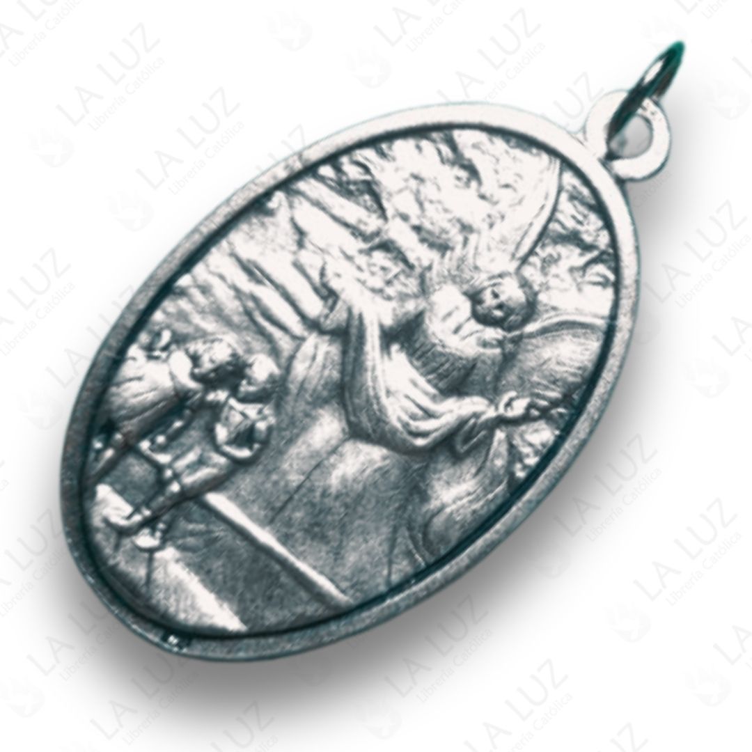 medalla-angel de-la guarda-doble-cara-san-miguel-arcangel-costado