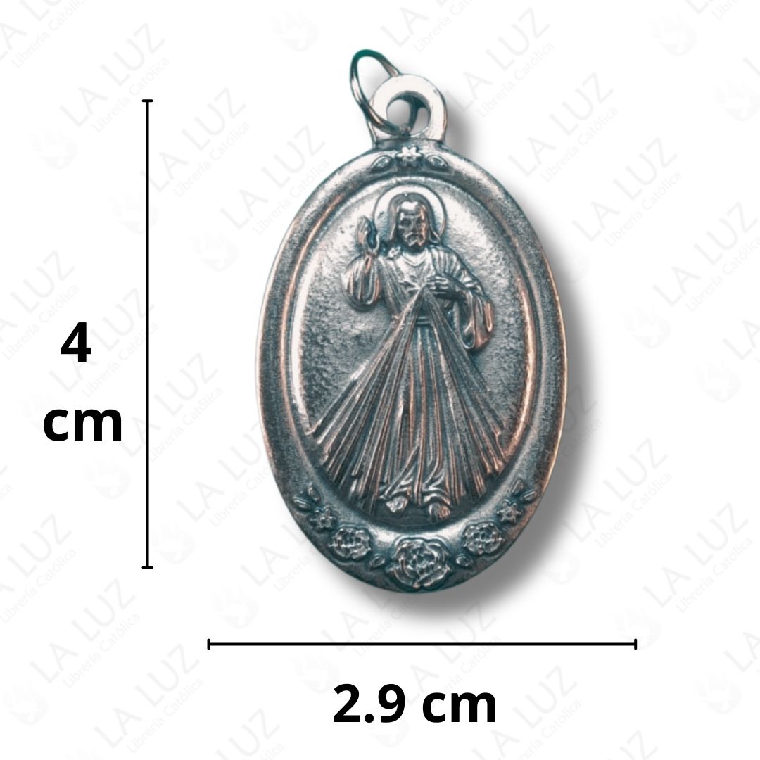 medalla-de-la-divina-misericordia doble-cara-sor-faustina-medidas