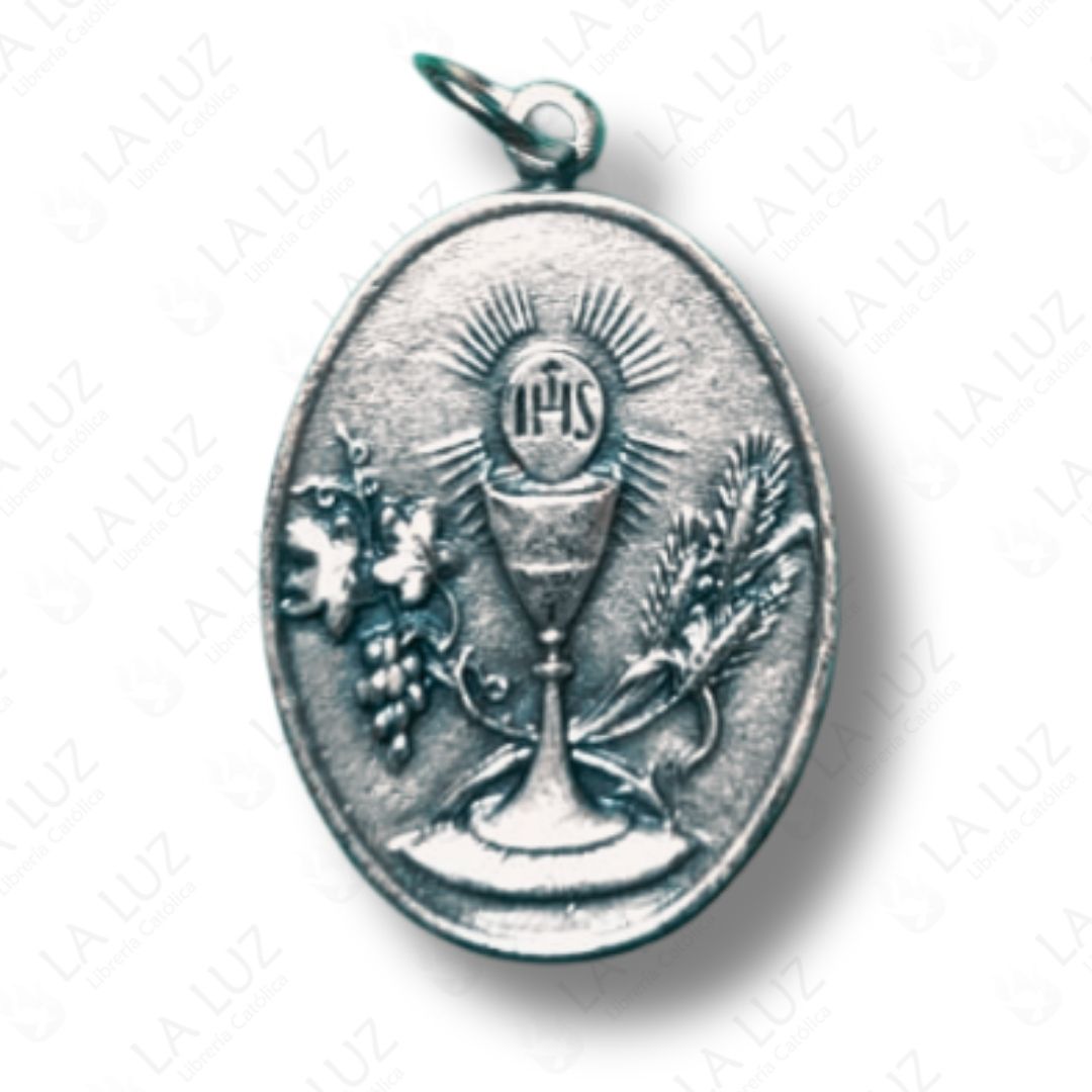 medalla-primera-comunion-metal-plateado-ovalado